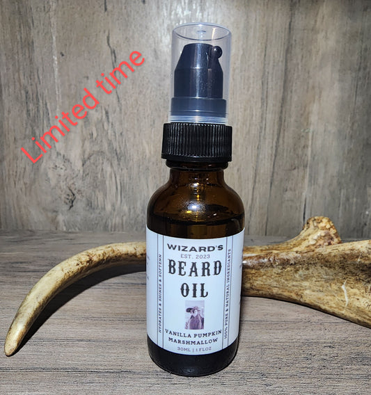 VANILLA PUMPKIN MARSHMALLOW BEARD OIL